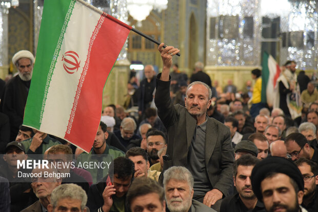 مراسم چهلمین روز شهادت امام شهید امت در حرم رضوی