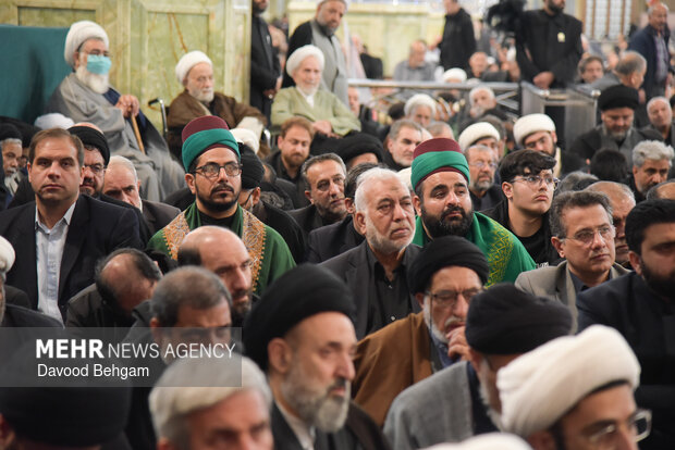 مراسم چهلمین روز شهادت امام شهید امت در حرم رضوی