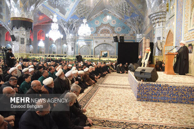 مراسم چهلمین روز شهادت امام شهید امت در حرم رضوی