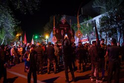 حضور پرشور هیئات روستایی در تجمعات شبانه استان سمنان