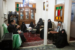 روضه خانگی عزای اربعین رهبر شهید انقلاب در قزوین