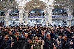 مراسم اربعین رهبر شهید انقلاب در مصلی اردبیل