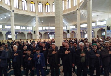 مراسم سوگواری رهبر شهید ‌در بردسکن