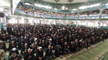 مراسم چهلم امام‌خامنه‌ای و پاسداشت شهدا در شهرکرد