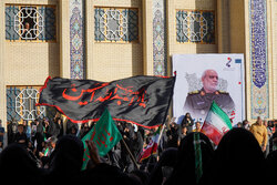 تشییع و تدفین سردار شهید مجید خادمی در فسا