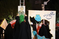اجتماع حمایت از رزمندگان در مقابله با دشمن آمریکایی - صهیونی