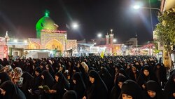 اقامه نماز استغاثه در آستانه اشرفیه