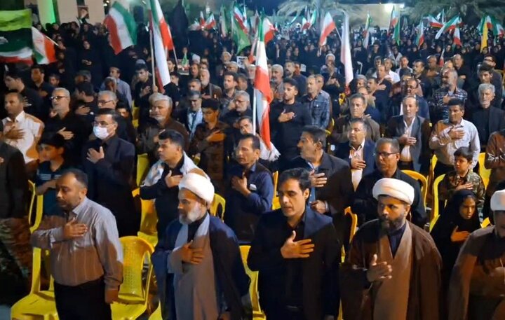 اجتماع باشکوه مردم انقلابی آبدان