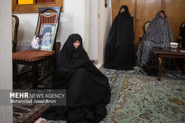 روضه خانگی عزای اربعین رهبر شهید انقلاب در قزوین