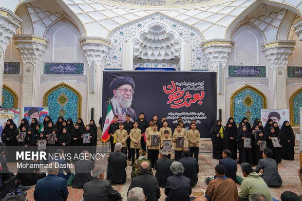 مراسم اربعین رهبر شهید انقلاب در مصلی اردبیل