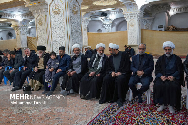 مراسم اربعین رهبر شهید انقلاب در مصلی اردبیل
