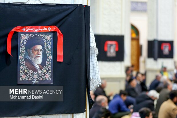 مراسم اربعین رهبر شهید انقلاب در مصلی اردبیل