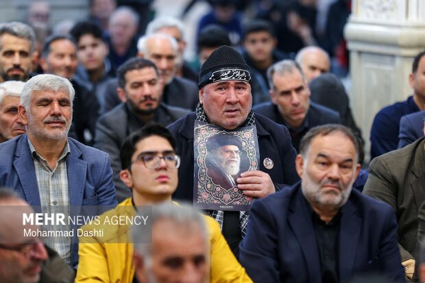 مراسم اربعین رهبر شهید انقلاب در مصلی اردبیل