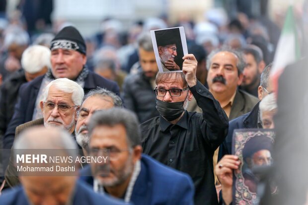 مراسم اربعین رهبر شهید انقلاب در مصلی اردبیل