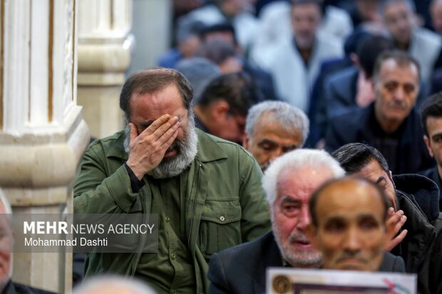 مراسم اربعین رهبر شهید انقلاب در مصلی اردبیل