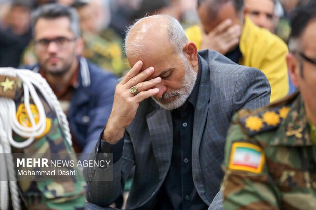 مراسم اربعین رهبر شهید انقلاب در مصلی اردبیل