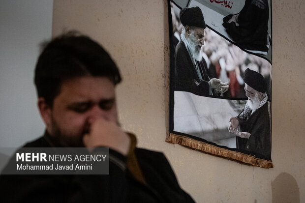 روضه خانگی عزای اربعین رهبر شهید انقلاب در قزوین