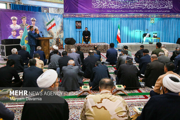 محفل انس با قرآن به مناسبت گرامیداشت اربعین رهبر انقلاب در بجنورد