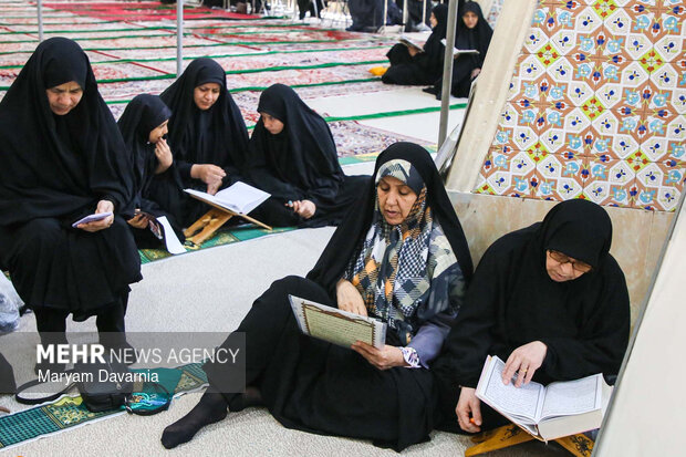 محفل انس با قرآن به مناسبت گرامیداشت اربعین رهبر انقلاب در بجنورد