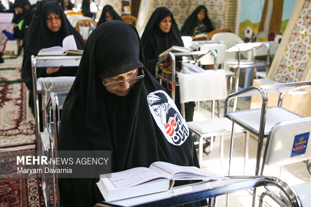 محفل انس با قرآن به مناسبت گرامیداشت اربعین رهبر انقلاب در بجنورد