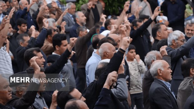 تشییع شهید حسین تاجیکی در فیروزآباد