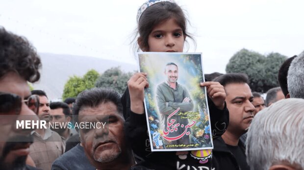 تشییع شهید حسین تاجیکی در فیروزآباد