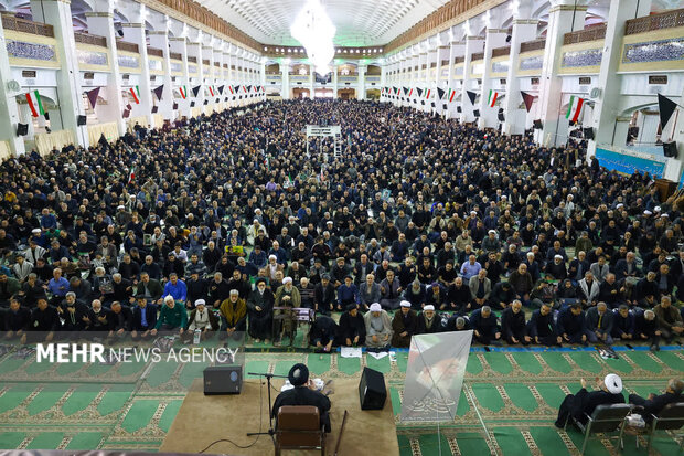 مراسم اربعین رهبر شهید انقلاب در مصلی امام خمینی تبریز