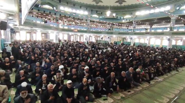 مراسم چهلم امام‌خامنه‌ای و پاسداشت شهدا در شهرکرد