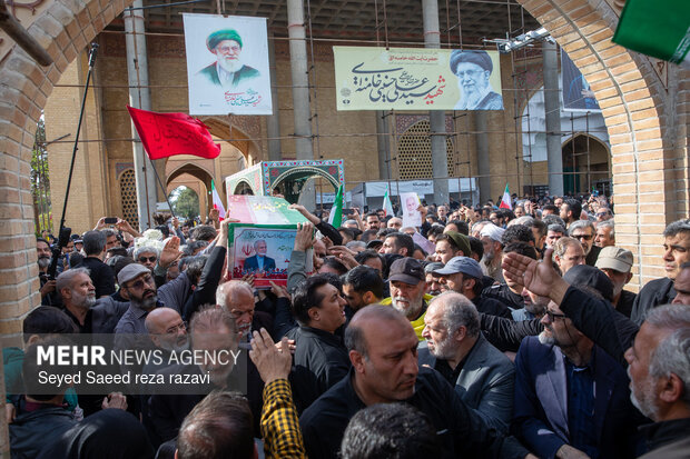 مراسم تشیع شهید دکتر سید کمال خرازی