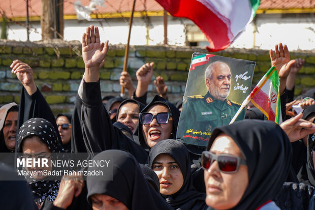 خاکسپاری شهید خادمی در فسا