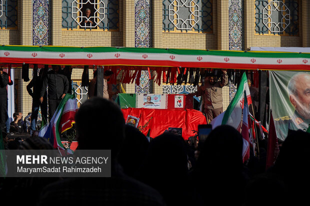 خاکسپاری شهید خادمی در فسا