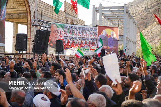 خاکسپاری شهید خادمی در فسا