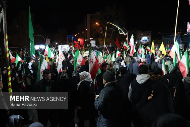 Tehraners denounce US-Israel aggression on Iran
