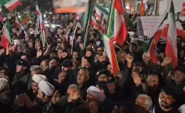 حماسه حضور مردم خوی در چهل و یکمین شب خونخواهی رهبر شهید