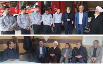 تقدیر امام جمعه کرمانشاه از آتش‌نشانان