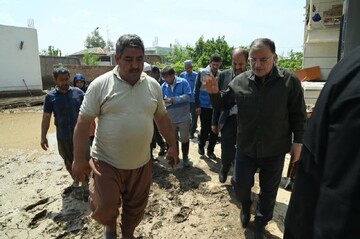 طهماسبی: بازسازی مناطق سیل‌زده علی‌آباد کتول با سرعت دنبال می‌شود