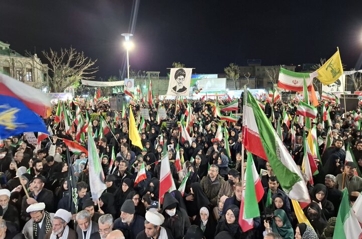 حضور مردم تبریز در «شب‌های اقتدار ایران» روایت چهل و یکم