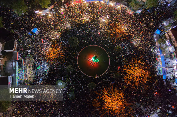 اجتماع مردم گرگان در عزای اربعین رهبر شهید انقلاب