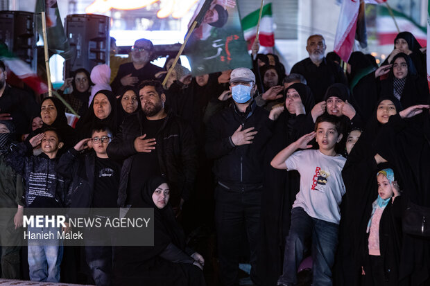 اجتماع مردم گرگان در عزای اربعین رهبر شهید انقلاب