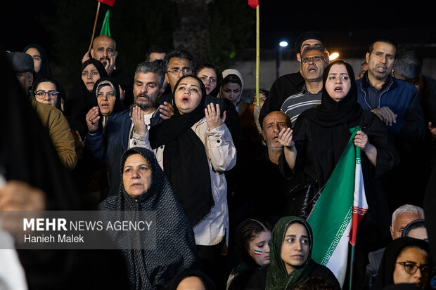 اجتماع مردم گرگان در عزای اربعین رهبر شهید انقلاب