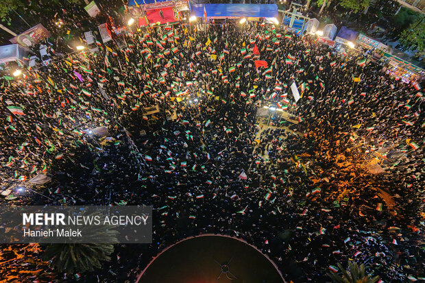 اجتماع مردم گرگان در عزای اربعین رهبر شهید انقلاب