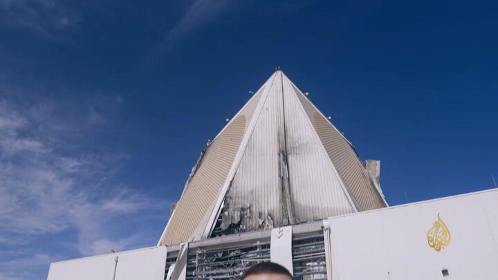 El Cezire ilk kez yayınladı: Katar’daki ABD üslerine verilen büyük sasarın görüntüleri