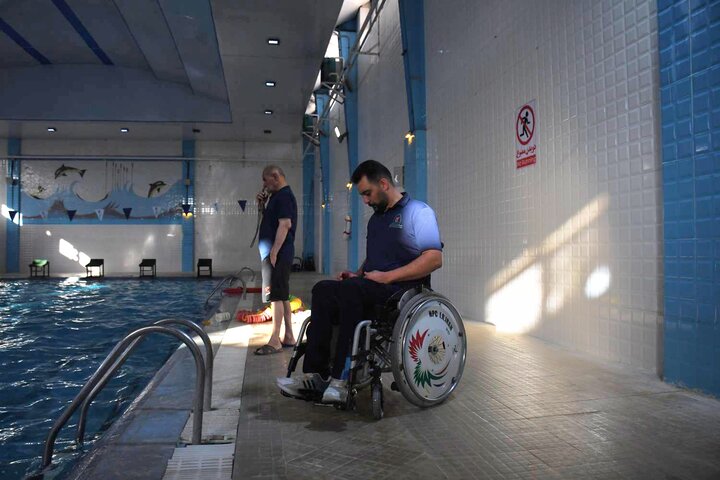 شناگران کرمانی در اردوی تیم ملی پارا شنا؛ تمرین همزمان در کرمان و مشهد