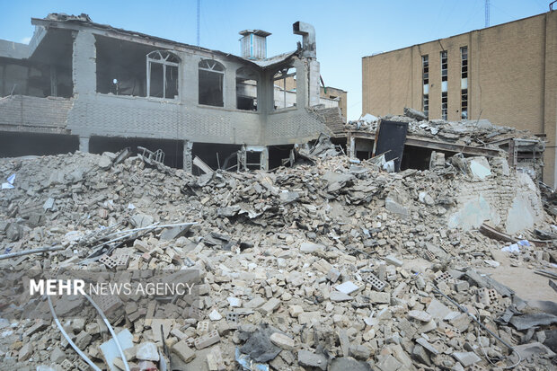 آثار تجاوز آمریکایی- صهیونی به مهدکودک حورا