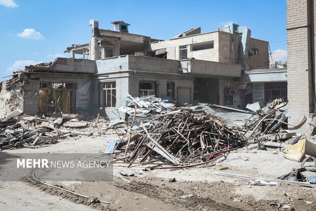 آثار تجاوز آمریکایی- صهیونی به مهدکودک حورا