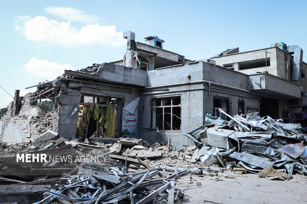 آثار تجاوز آمریکایی- صهیونی به مهدکودک حورا