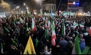 تصاویر هوایی از تجمع شبانه مردم ارومیه در موج ۸۲