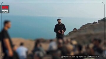 حضور و نوحه‌خوانی سید رضا نریمانی در جمع مدافعان تنگه هرمز
