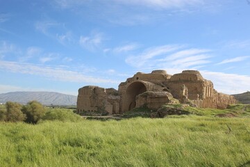 Sassanid palace in Firuzabad