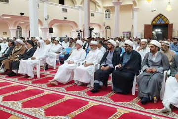 برگزاری محفل انس با قرآن در مسجد جامع اهل سنت بستک